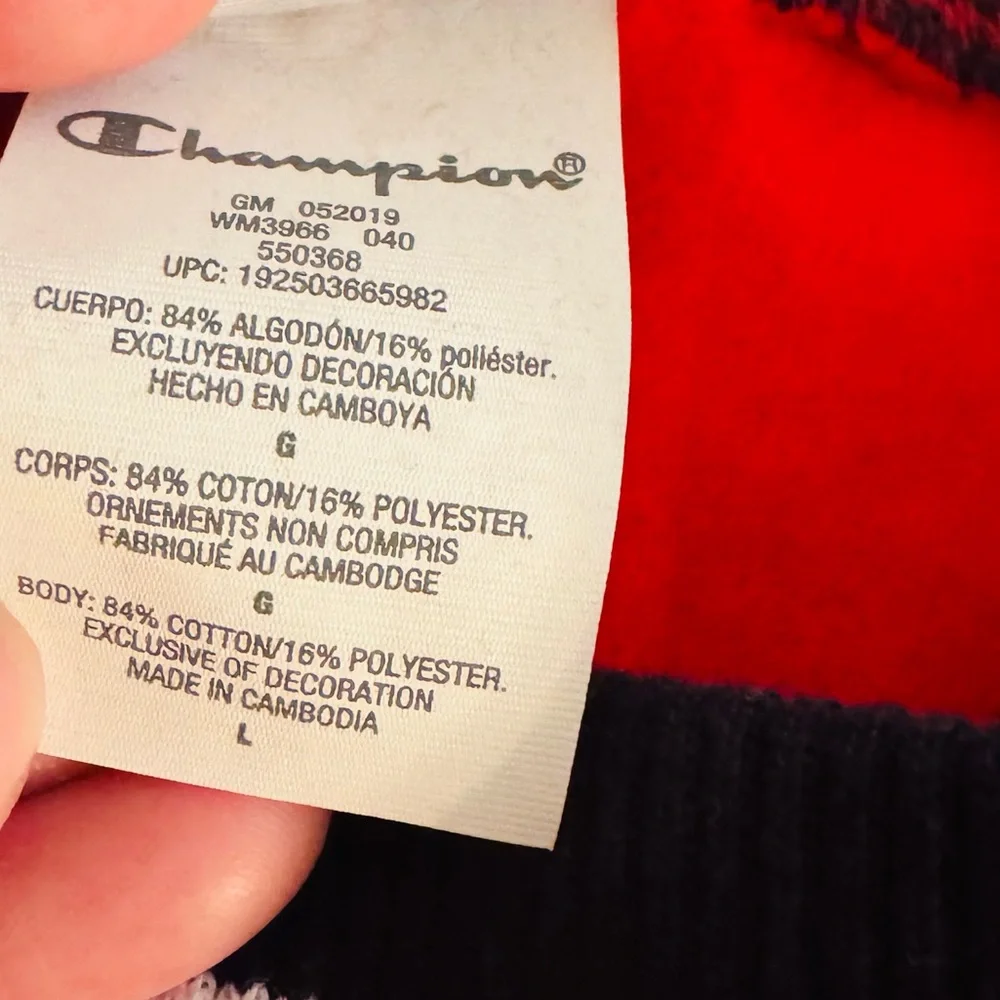 NWT Champion Reverse Weave Pant, Red Fleece, Joggers, Sweatpants, XLarge - Picture 14 of 14